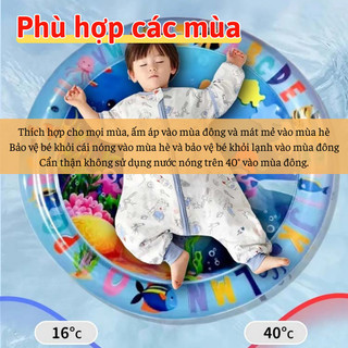 Thảm nước bơm hơi cho bé Bunnies miếng lót chịu lực tốt bảo vệ bé trong thời tiết nóng 2 size