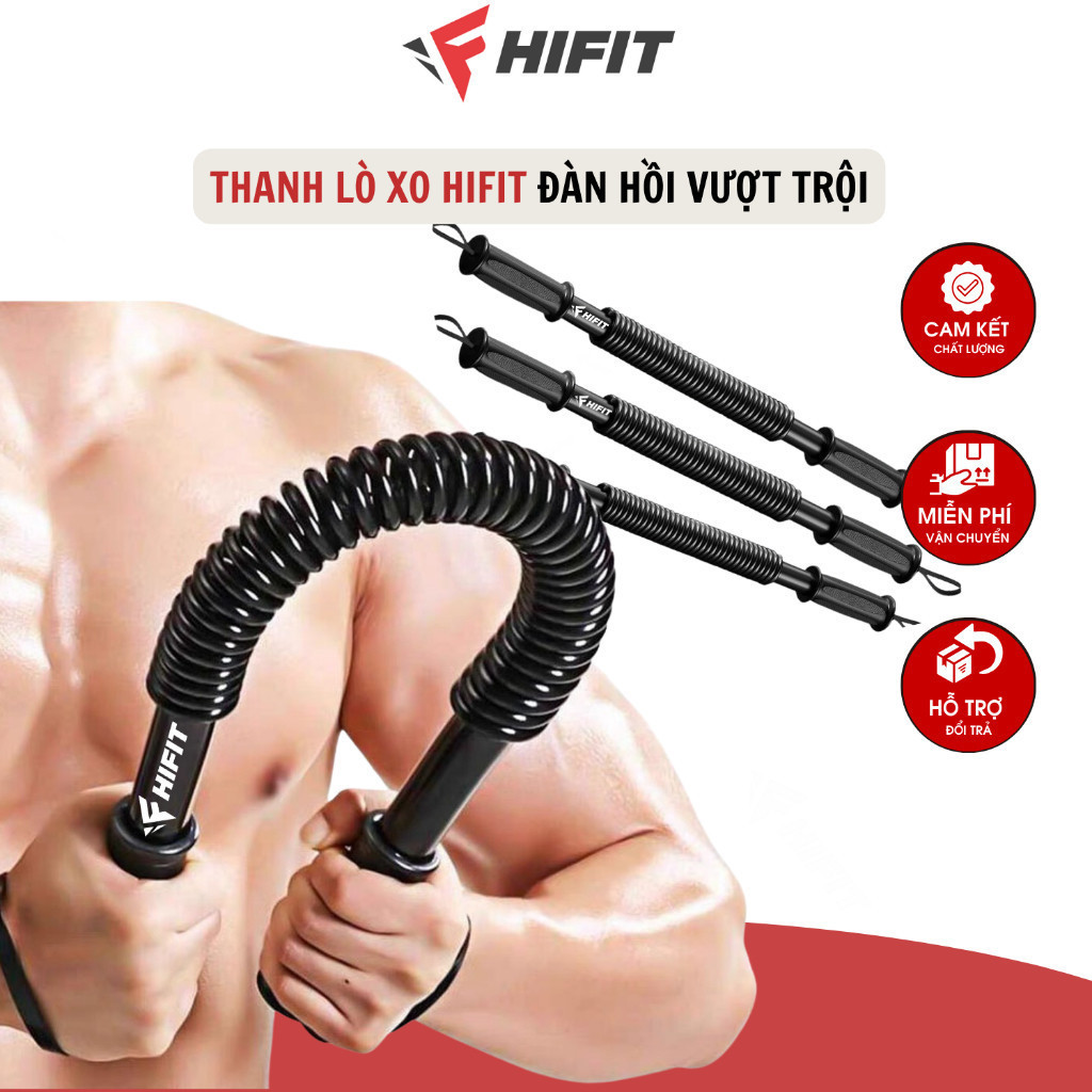 Gậy Bẻ Tập Cơ Tay Ngực Vai Thanh Lò Xo Cao Cấp HIFIT Lực Bẻ 20kg 30kg ...