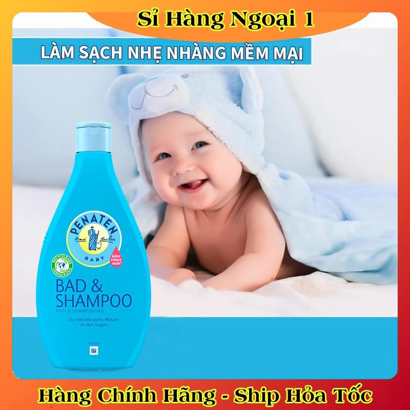Sữa tắm+ kem dưỡng Penaten của Đức cho bé