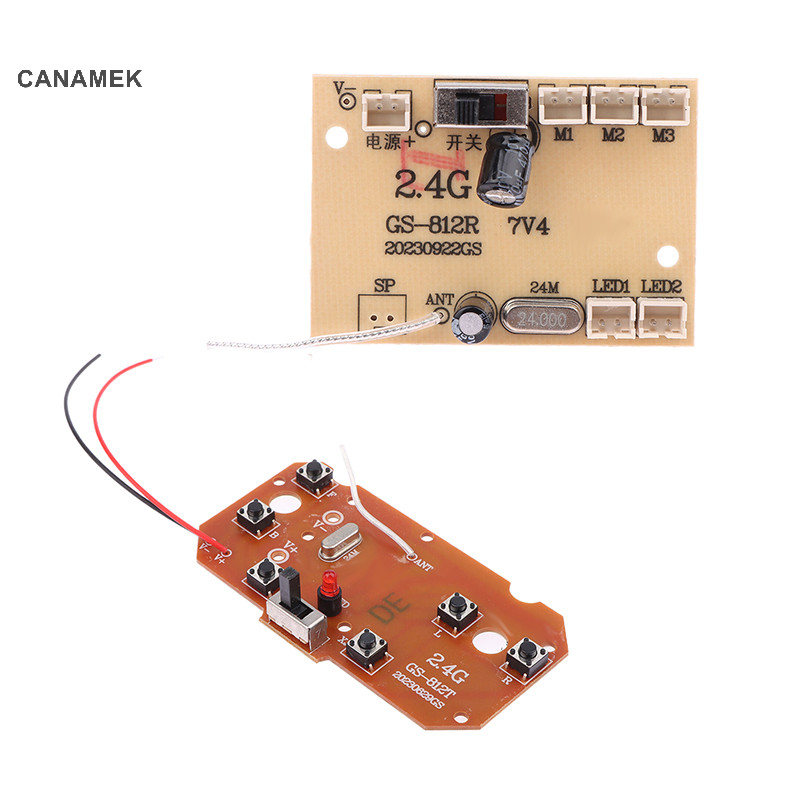 Canamek 1 Bộ Dành Cho Xe RC Điều Khiển Từ Xa Đồ Chơi Phần 6CH 2.4G Điều Khiển Từ Xa Chất Lượng Cao 27 MHz Mạch Bộ Phát PCB Bảng Thu CSF