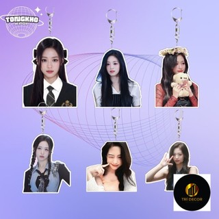 Móc khoá in hình AHYEON  idol acrylic trang trí phụ kiện treo decor