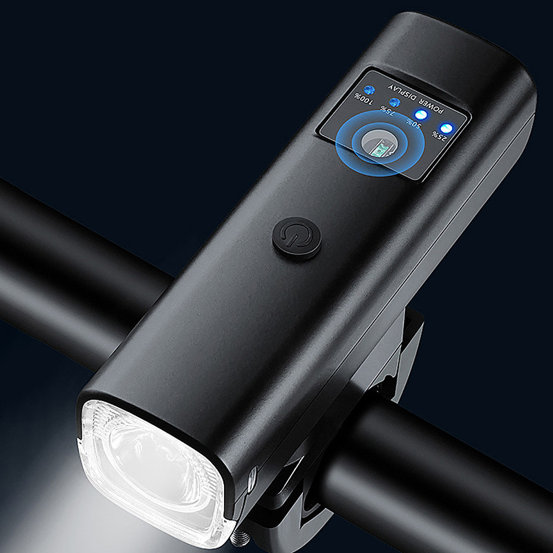 TMOY Đèn Pha Xe Đạp Đèn Pin Tay Cầm Sạc USB Đường Đi Xe Đạp Nổi Bật TCS