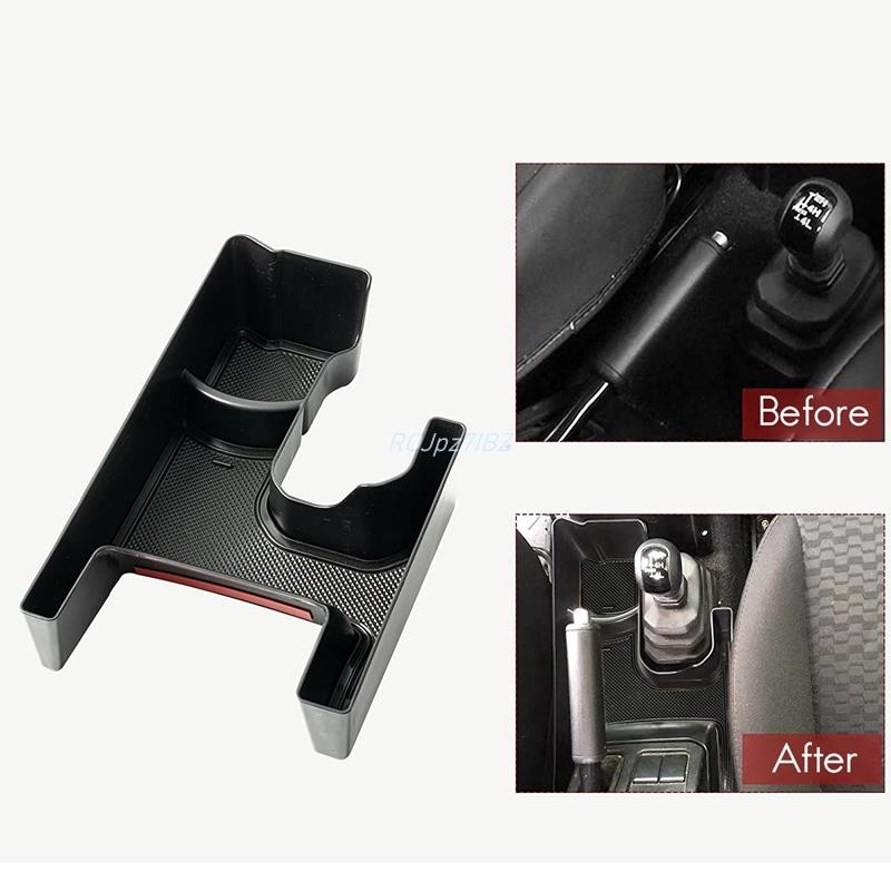 Dành Cho Xe Suzuki Jimny JB64 JB74 Giá Đựng Đồ Uống Khay Bảo Quản Bánh Răng Dịch Chuyển Hộp Bảo Quản Tổ Chức Với Thảm Cao Su