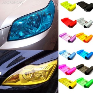 Lookshow 30 * 60cm Hot Đèn Pha Ô Tô Dán Tint Phim Đèn Hậu Vinyl Sương Mù Bọc C3O8