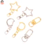 10 Chiếc Ngôi Sao Pentagram Hình Chữ D Rỗng Móc Khóa DIY Phụ Kiện Tôm Hùm Khóa Móc Khóa Trang Sức Làm Phát Hiện VN