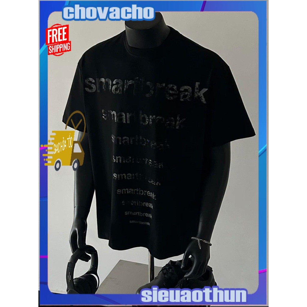 Áo thun Stee Cổ tròn SMART BREAK Localbrand ICVCVNI Unisex