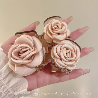 Kẹp tóc Camellia nữ 2024 kẹp nửa tóc cao cấp phong cách mới