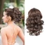 THEGIRL8B Tóc giả đuôi ngựa xoăn ngắn, Phần mở rộng đuôi ngựa dây rút gợn sóng giả, Fasion Fluffy Đuôi ngựa nối dài tóc Pony Đuôi tóc nữ