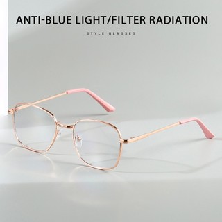 2in1 Photochromic Chống Bức Xạ Kính Mắt Dành Cho Nữ Hình Chữ Nhật Chuyển Đổi Kính Mắt Kim Loại Khung Nhỏ Chống Ánh Sáng Xanh Kính Mắt Bóng Kính Mát