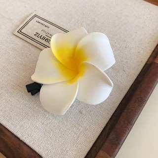 DREJEW Mùa Hè Mô Phỏng Hoa Trứng Kẹp Tóc Bên Bờ Biển Khu Nghỉ Dưỡng Phong Cách Kẹp Tóc Phụ Kiện Tóc Cao Cấp