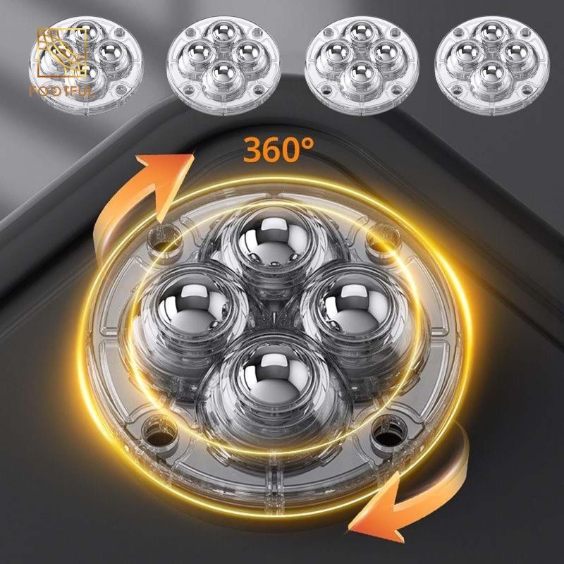 4 Bánh Xe Dính Bánh Xe 360 Đùi Tủ Nhà Nội Thất Ròng Rọc Bánh Xe Đa Năng Để Di Chuyển