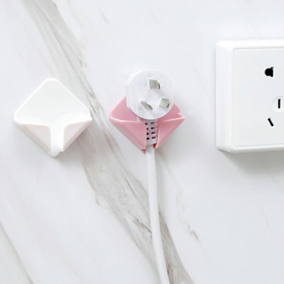 Móc treo phích cắm điện BỘ 2 CÁI miếng dán tường treo ổ cắm điện móc dán treo đồ đa năng ALINE