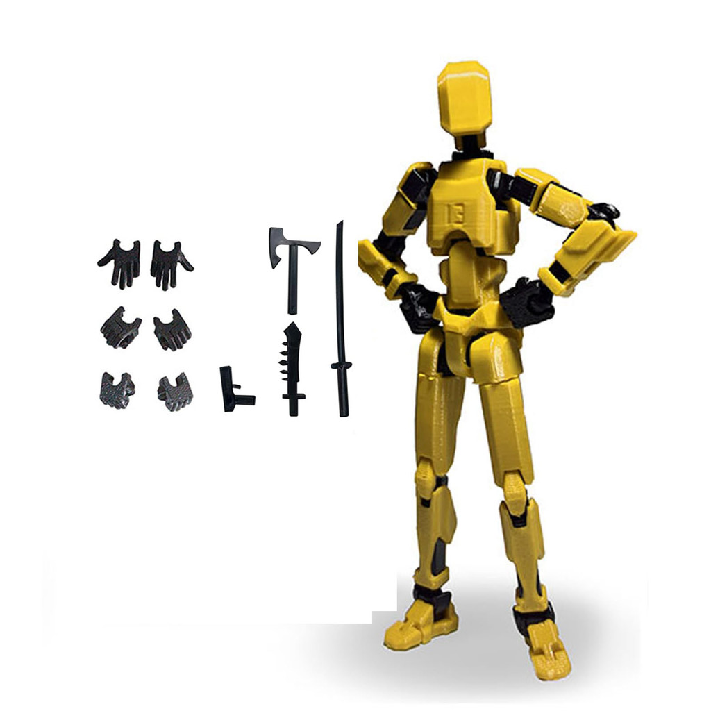 Các nhân vật di động đa năng in 3D Thiết kế độc đáo Mô phỏng mô hình thu nhỏ