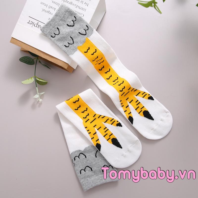 Trẻ Em Ngộ nghĩnh Tất Chân Gà Dễ Thương Co Giãn Mềm Chống Trơn Trượt Halloween Tất