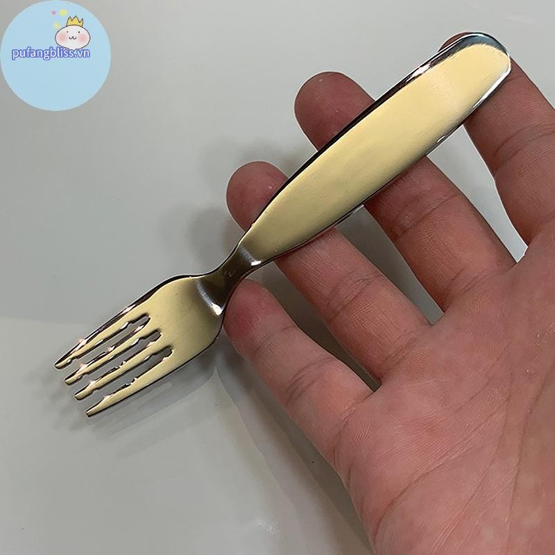 Pufangbliss Trẻ Em Bộ Đồ Ăn Sâu Dày Thép Không Gỉ Trẻ Em Thìa Eag Thìa Nĩa Inox 304 Nĩa Trẻ Em VN