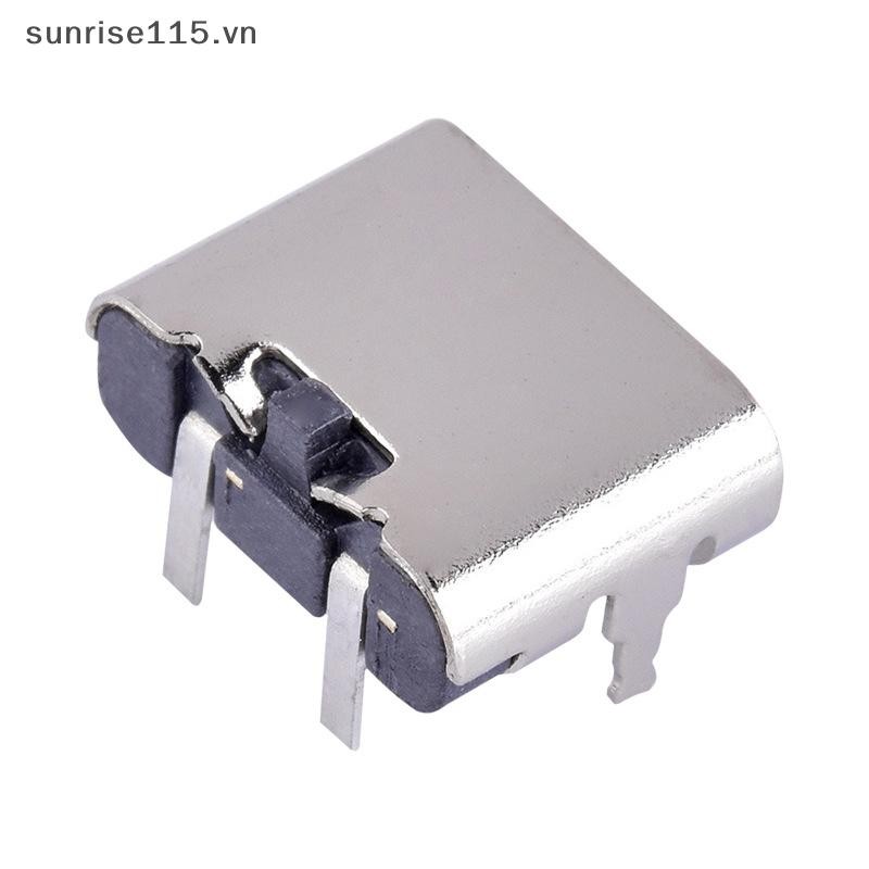 Srvn 10 Chiếc 2 Pin Micro USB Loại C Ổ Cắm Kết Nối USB 3.1 Type-C Nữ Jack Cắm Điện Dock Cho Cổng Sạc Điện Thoại Di Động.
