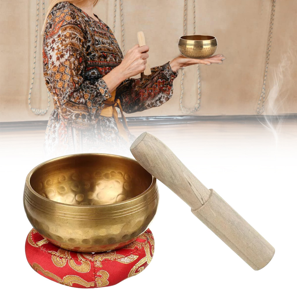 Bộ Bát Hát Tây Tạng Bát Âm Thanh Bát Thiền Món Quà Độc Đáo Hữu Ích Cho Thiền Tập Yoga Giảm Căng Thẳng