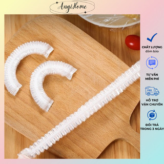 Túi 100 Màng Bọc Thực Phẩm Chất Liệu Nilon Co Giãn Hình Gấu