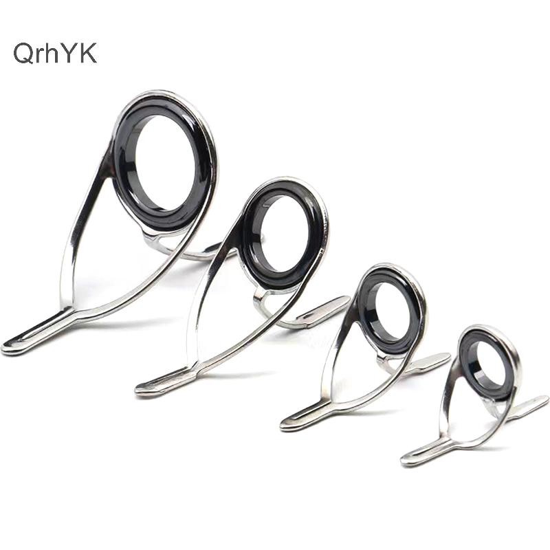 Nhà Máy Thời Trang 4 Cái / bộ Dụng Cụ Câu Cá Bằng Thép Không Gỉ Cần Câu Bộ Dụng Cụ Sửa Chữa Vòng Câu Cá Vòng Tròn Hướng Dẫn Vòng Tròn Mắt Dây QrhYK