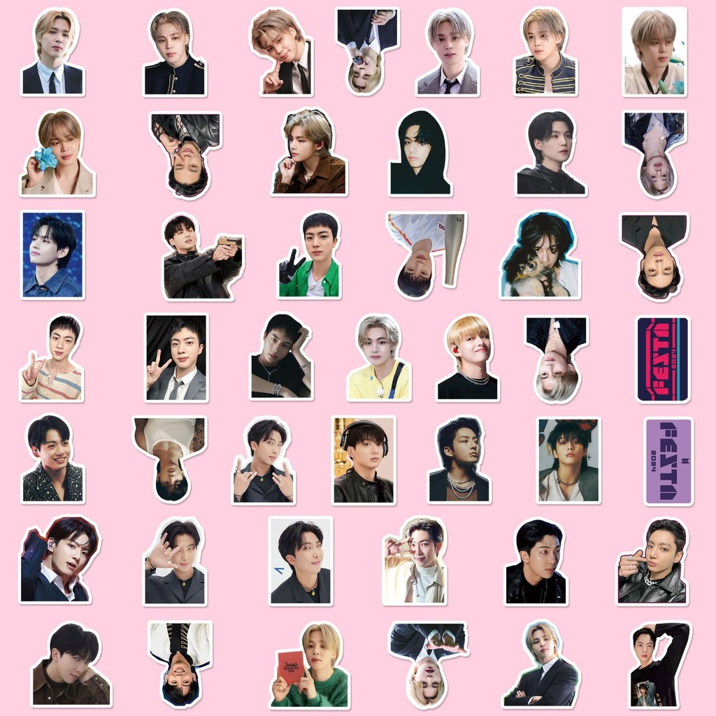 94 Miếng Dán Ảnh BT-S JUNG KOOK Tôi Vẫn Còn JIMIN V Kim Tae Hyung JK JIN RM J-HOPE Suga Hành Lý Notebook Laptop Điện Thoại Sổ Tay DIY Trang Trí Kpop Sticker YM