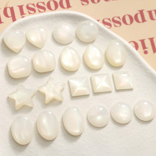 Opal Giả Vỏ Ngọc Trai Nhiều Màu - Phụ Kiên Trang Sức Cho Bông Tai & Kẹp Tóc