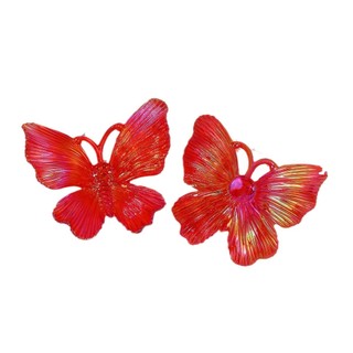 Phụ kiện trang sức DIY hình bướm mạ acrylic ánh kim AB phong cách cổ tích cho phụ nữ bán buôn