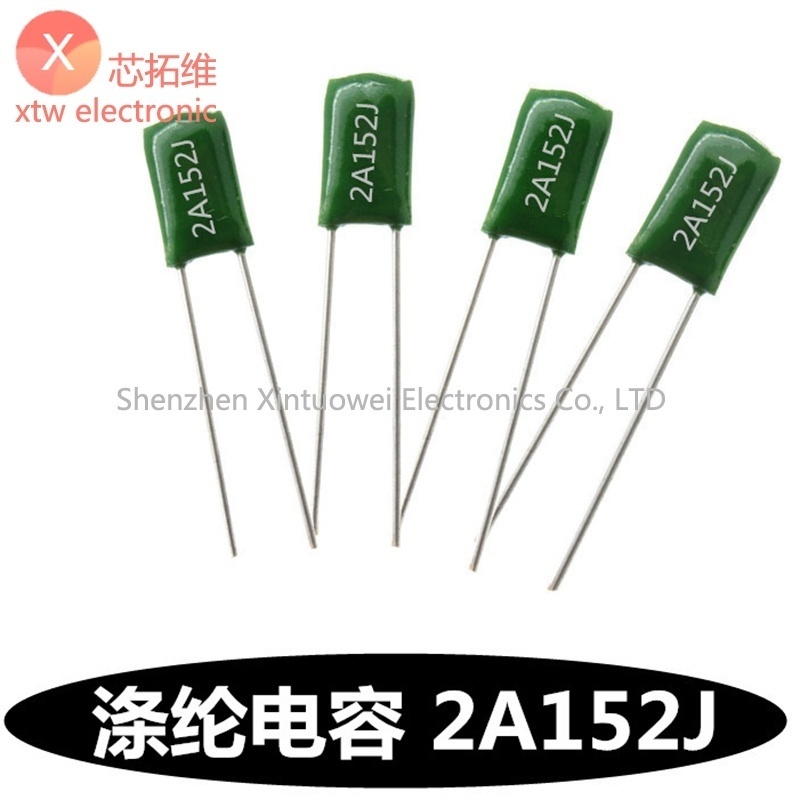 50 Cái / lốc CL11 Tụ Điện Polyester 2A152J 0,0015UF 100V DIP-2 Nội ...