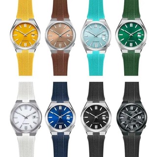 Dây đeo đồng hồ cao su FKM Fluoro cho Bộ sưu tập Citizen TSUYOSA NJ0150 NJ0151ME Dây đeo đồng hồ silicon Nam Nữ Vòng tay đầy màu sắc