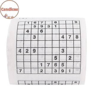 Csndices Mới Lạ Ngộ nghĩnh Số Sudoku In Giấy Vệ Sinh Khăn Giấy Tắm Quà Tặng1 Cuộn 2 Lớp VN