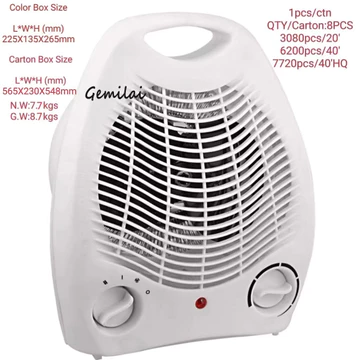 Gemilai Thiết bị điện nhỏ làm mát và sưởi ấm quạt điện dọc đa năng văn phòng ký túc xá hộ gia đình quạt sưởi ấm nhanh tiết kiệm năng lượng máy sưởi