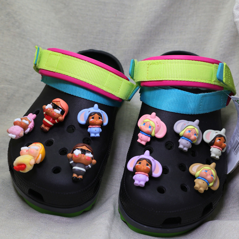 POP MART Khóa giày Zhibixing series hình bé voi, phụ kiện lỗ khóa tháo rời cho crocs