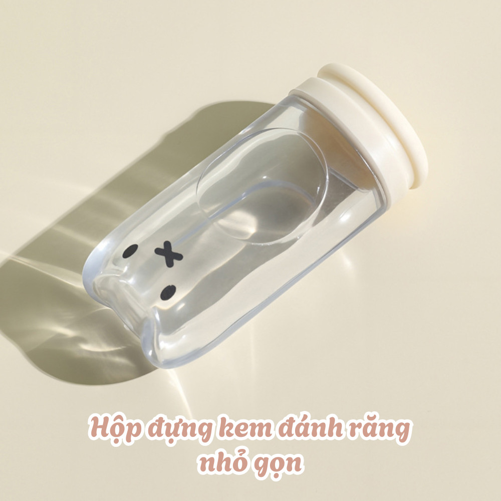 Bàn Chải Đánh Răng Gấp Gọn Tích Hợp Kem Đánh Răng 2in1 Lông Mềm Nhỏ Gọn Tiện Dụng Mang Du Lịch Dinohome