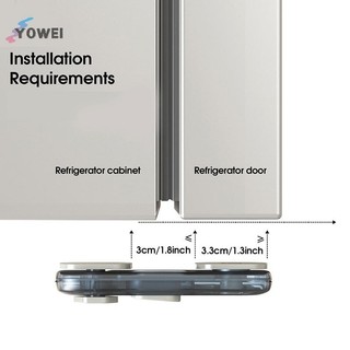 YOWEI 1 khóa cửa tủ lạnh/tủ đông an toàn cho trẻ em, khóa trẻ em bảo vệ tủ lạnh