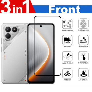 Dành Cho Kính Cường Lực Tecno Pova 7 4G Cho Tecno Pova 7 6 Neo Pro Ultra 4G 5G HD Bảo Vệ Màn Hình Chống Rơi Bảo Vệ Toàn Diện 3 Trong 1 Với Bảo Vệ Ống Kính Máy Ảnh + Phim Mặt Sau