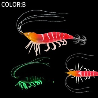 TOSE Mực Jig, Luminous Webfoot Mồi Chìm Chậm, Tôm Ngang 105mm 11g / 80mm 7g Tôm Gỗ Nhân Tạo Calamar Bạch Tuộc Câu Cá