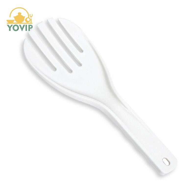 YOVIP Thìa Cơm Lớn Nhựa Bữa Ăn Thìa Chống Dính Tiện Ích Nhà Bếp Cuộn Tay Thìa Xẻng Cơm Đồ Dùng Nhà Bếp Nĩa Cơm Dày VN