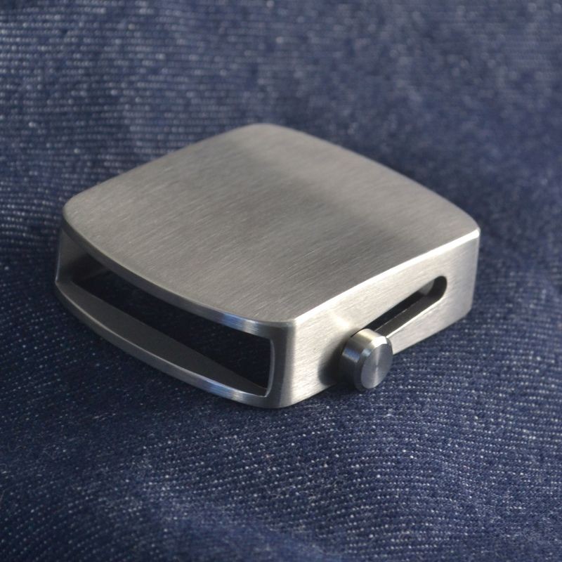 Khóa dây nịt nam thép không gỉ 00516 | Khóa con lăn tự động không răng | Nội rộng 3.9cm | Không rỉ sét bền chắc | Khóa trượt trơn phụ kiện dây nịt | Phù hợp công sở & giải trí