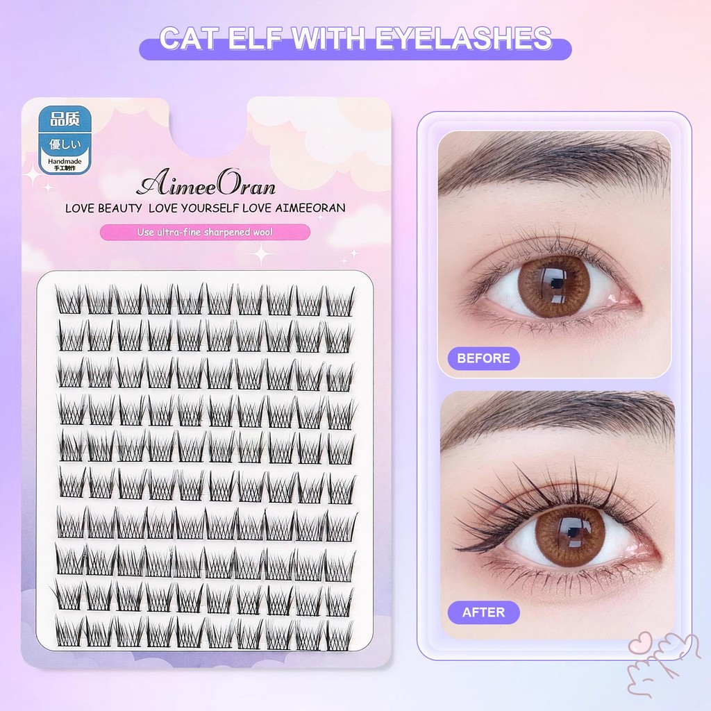 Gói lông mi giả mô phỏng Premade Volume Soft Fluffy Lashes Professional Salon Sử dụng