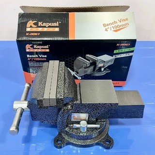 Ê Tô Bàn Nguội Kapusi Đa kích cỡ 3-4-5-6inch, Mâm Xoay 360°, Kẹp Chắc, Cứng Cáp, Bền Bỉ Cho Cơ Khí, Bh 12 tháng