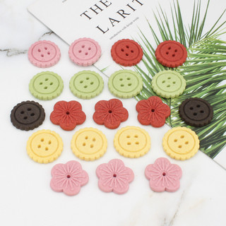 ✨Shangjia Nướng Bánh Đa Món Trang Trí Bánh Tròn Hoa Anh Đào Nút Hoa Bánh Quy Đồ Trang Trí Nướng Bánh Ăn Được 25.7.10