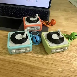 Mini Retro Máy Ghi Âm Móc Khóa Có Thể Ghi Âm Hộp Nhạc Mặt Dây Chuyền Móc Khóa Móc Khóa Cho Túi Chìa Khóa Trẻ Em Quà Sinh Nhật