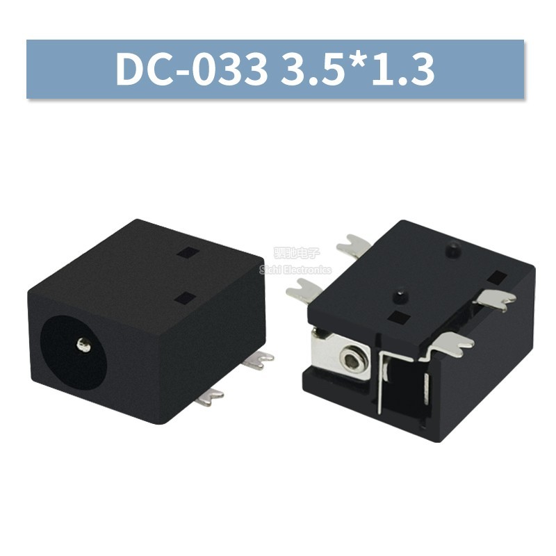 DC Nữ Ổ Cắm DC-033 4 Pin Patch 3.5 * 1.3 Pin 4.0 * 1.7mm Giao Diện DC DC Ổ Cắm Nữ DC Ổ Cắm Điện