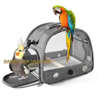 [DANDELION] Túi đi chơi chim Vẹt Dây đeo du lịch di động Vận chuyển lồng chim Thú cưng nhỏ Hamster Lồng