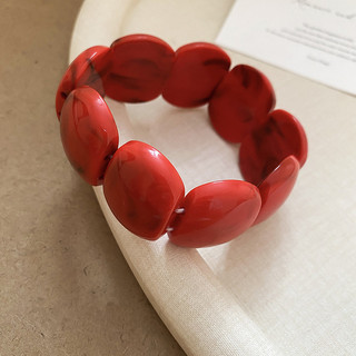 Vòng tay tròn acrylic châu Âu và Mỹ, thiết kế đa năng, phù hợp cho nữ