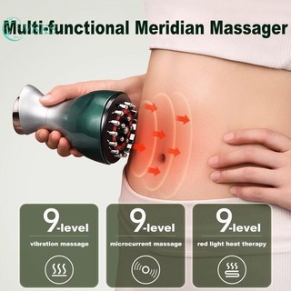 Chenlongshang Sạc Guasha Máy Mát Xa Định Hình Cơ Thể Làm Nóng Kinh Tuyến Cạo Bàn Chải Lymphatic Giải Độc Chế Độ Nạo vét Mỡ Đốt EN