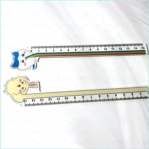 YT4 15CM Hoạt Hình Dễ Thương Chiikawa Hachiware Usagi Thước Thẳng Trường Quà Tặng Cho Trẻ Em Vui Nhộn Sinh Viên Văn Phòng Phẩm