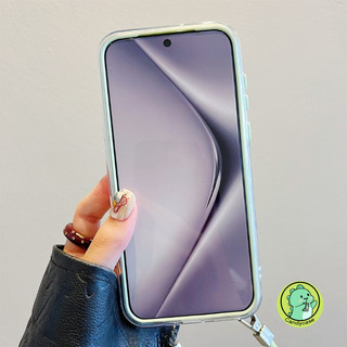 Vỏ 2 Trong 1 Cho Redmi Note 14 13 12 11 Pro Plus 12 Turbo 10 10T 10S 5G 4G Vỏ Sang Trọng Đơn Giản Trong Suốt Chống Sốc Vỏ Điện Thoại Mềm Có Dây Đeo
