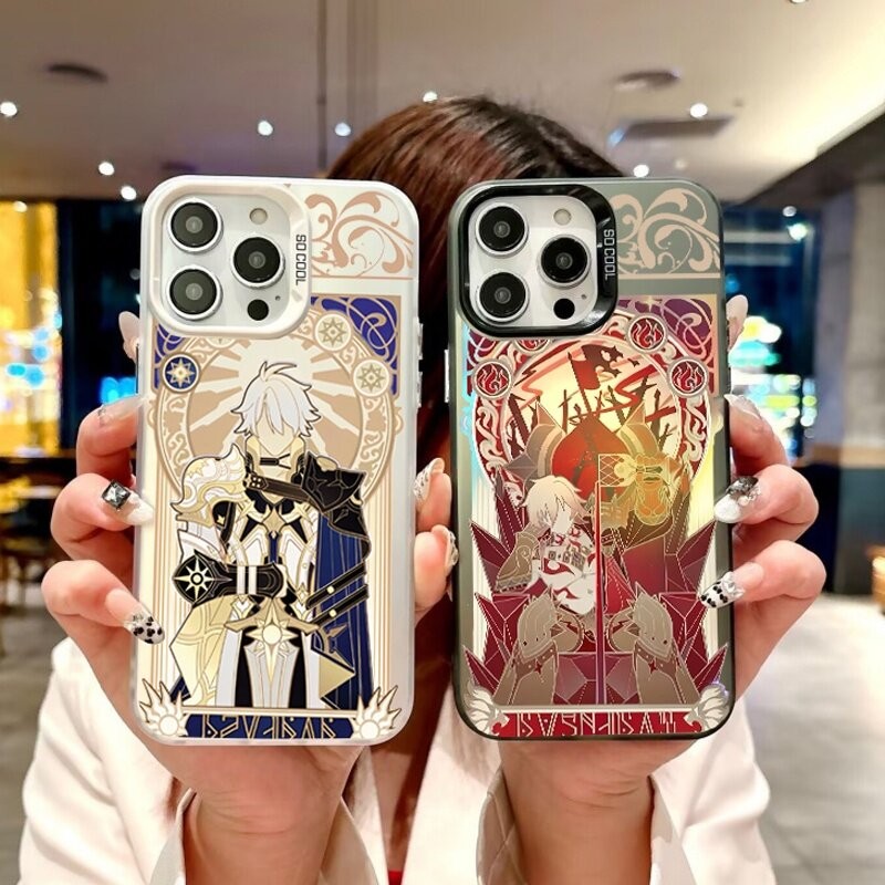 Ốp Điện Thoại Phainon Cho IPhone 11 16 12 13 Mini Pro Max 7 + 8 + 8 7 6 6S 16 Plus SE 2022 16E Shell Honkai Star Rail Hard Laser IMD Phim Hoạt Hình Thời Trang Chống Sốc Sang Trọng