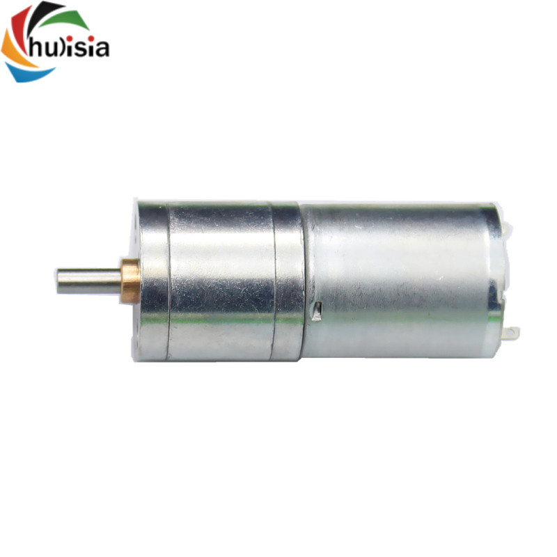 chulisia Động cơ giảm tốc DC 6V 130RPM JGA25-370 Bộ giảm tốc bánh răng thu nhỏ cho Robot