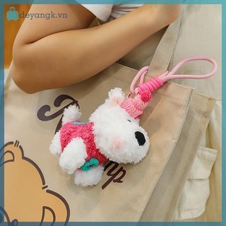 Deyangk Thú Nhồi Bông Dễ Thương Chó Sang Trọng Động Vật Móc Khóa Phụ Kiện Thời Trang Ba Lô Kẹp Mẫu Giáo Quà Tặng Túi Xách Mặt Dây Chuyền Tây Cao Cấp Terrier Sang Trọng Chó Con Búp Bê VN